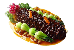 宴席菜品葱烧海参