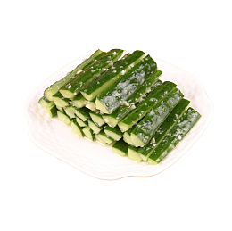 产品实物黄瓜条蒜泥黄瓜