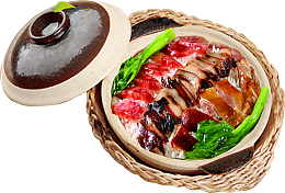 腊味煲仔饭 美食 PNG 美味