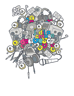 矢量美式插画