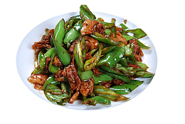 绿色青椒爆炒肉丝