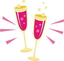 卡通手绘酒杯素材