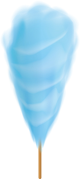 天蓝色棉花糖
