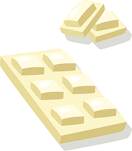 香浓甜蜜的白巧克力