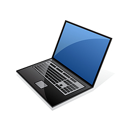 打开的笔记本电脑