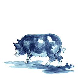 水墨小猪