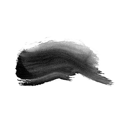 黑色水墨画
