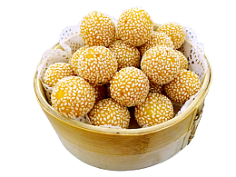 芝麻酥软薯球