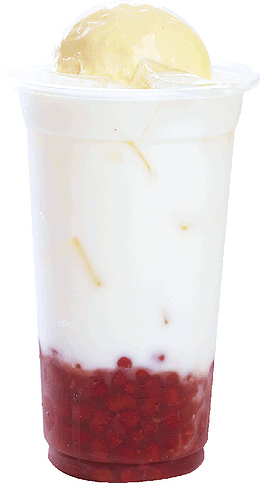 实物酸奶饮品免抠