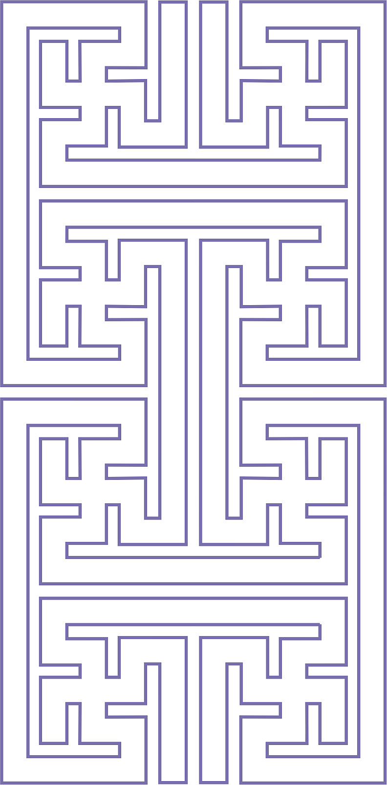 线条文艺园林窗子