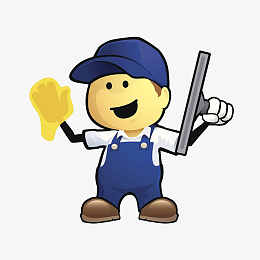 擦东西的清洁员