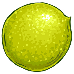 青皮核桃卡通插画