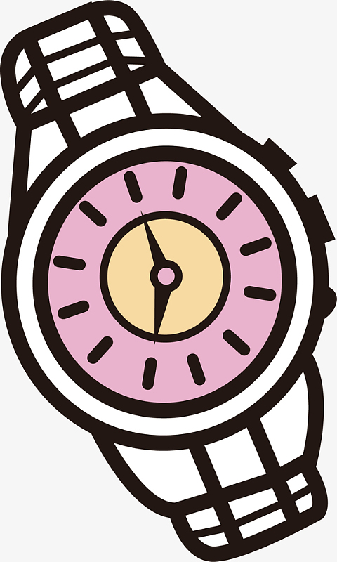 卡通手表矢量素材_卡通手表矢量图片元素-觅元素