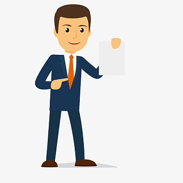 拿着合同的商务人士