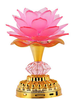 灯具财神供灯莲花长明灯