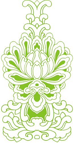 手绘莲花