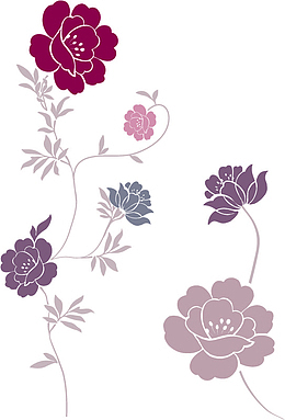 矢量手绘莲花