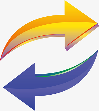 旋转的拉伸方向箭头