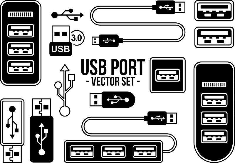 数据线USB插头