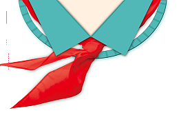 创意六一儿童节红领巾