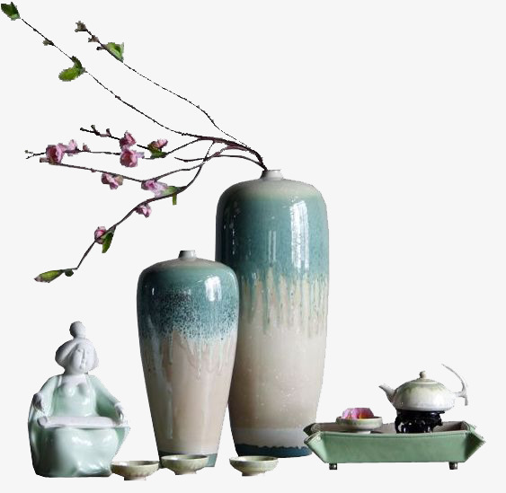 瓷器摆件素材免费下载_觅元素