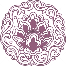 中国风古代服饰纹理装饰图案