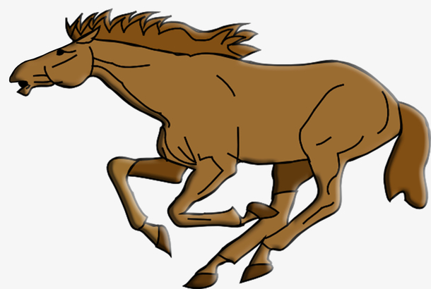 卡通马装饰素材