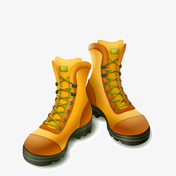 卡通马丁靴设计矢量图