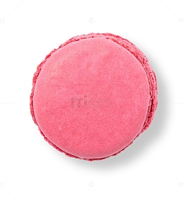 粉红色美味马卡龙