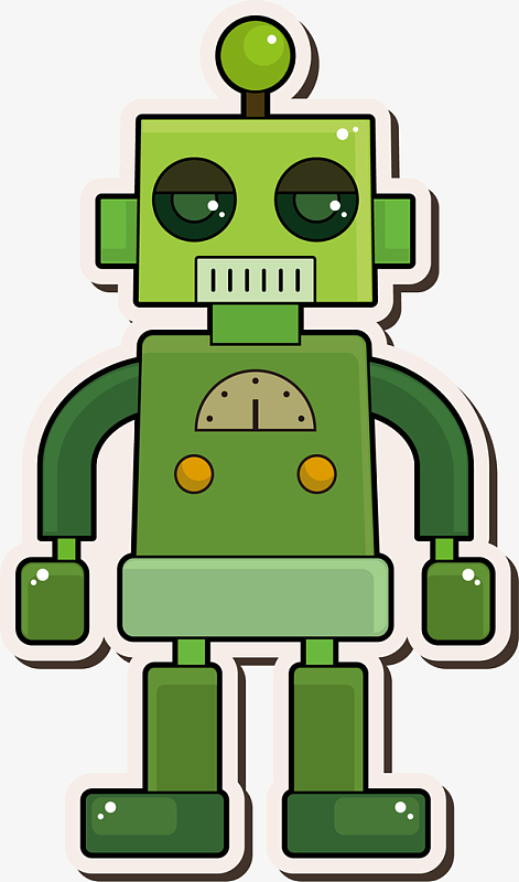 卡通科技机器人免抠png装饰图案
