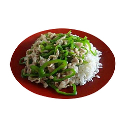 青椒肉丝 大盘小炒肉 饭店招牌