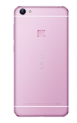 粉色vivo智能手机背面