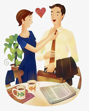 一队恩爱的夫妻