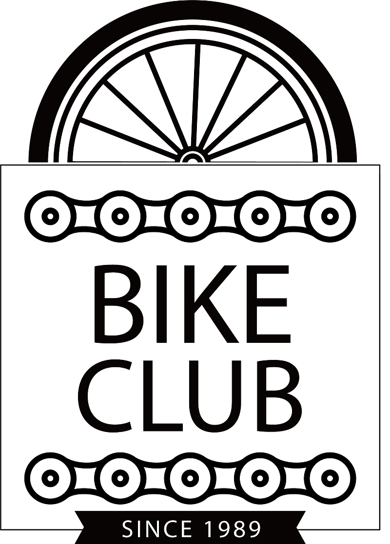 自行车俱乐部矢量图