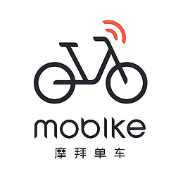 黑色创意摩拜单车logo