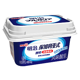 实物明治保加利亚式大盒酸奶免抠