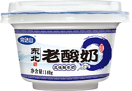 实物东北老酸奶免抠