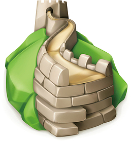 矢量图卡通长城图片