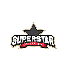 矢量卡通立体效果superstar