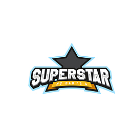 矢量卡通立体效果superstar