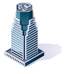 卡通房屋建筑物设计