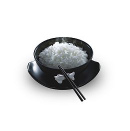 立体温馨白米饭免抠