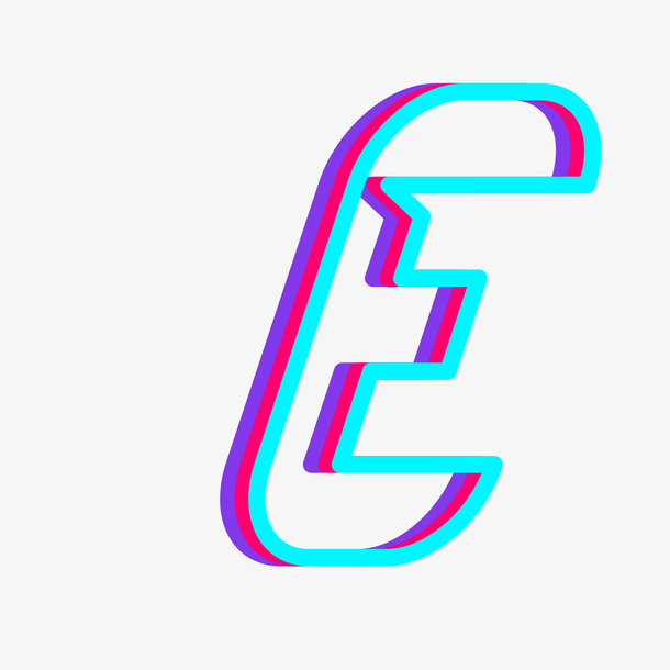 矢量卡通立体效果e