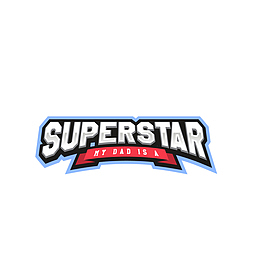 矢量卡通立体效果superstar