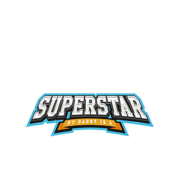 矢量卡通立体效果superstar