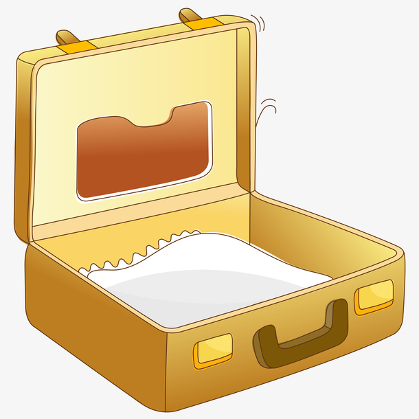 一个黄色精美礼品盒子