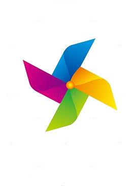 五彩风车玩具