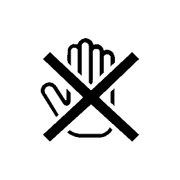 禁止手势图案