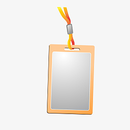 工作证设计素材aipngpng简约工牌装饰素材aipngpng卡通工作卡矢量图ai