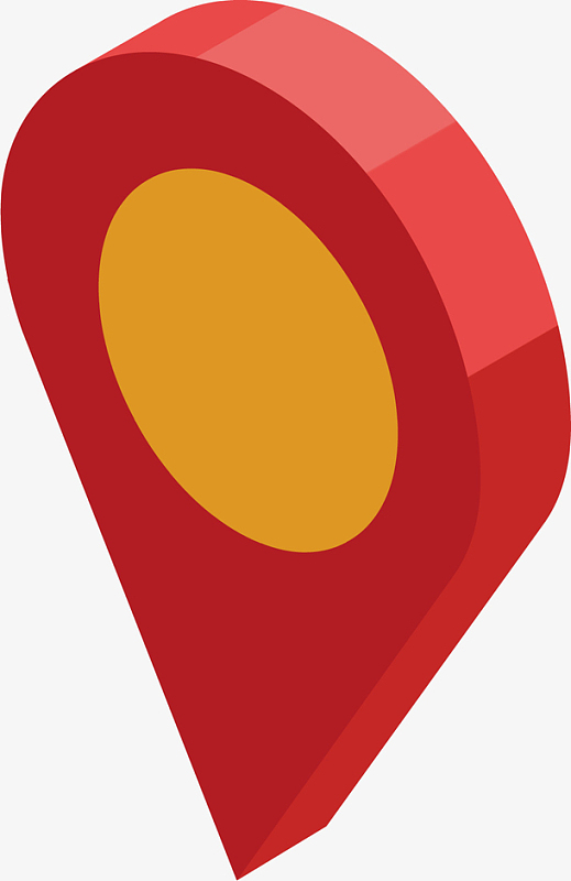 矢量图红色的定位